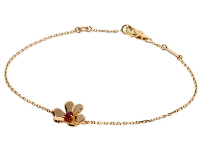 Van Cleef & Arpels Frivole Mini Ruby Charm Bracelet 