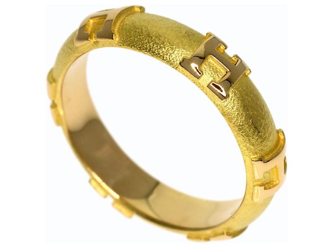 Ring Anillo Hermès Fidelité en oro amarillo 18K