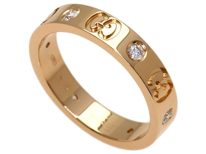 Gucci Icon 6P Diamond Band Ring