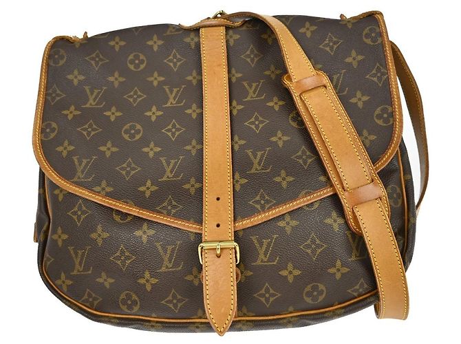 Louis Vuitton Saumur Monogram 35 Marron