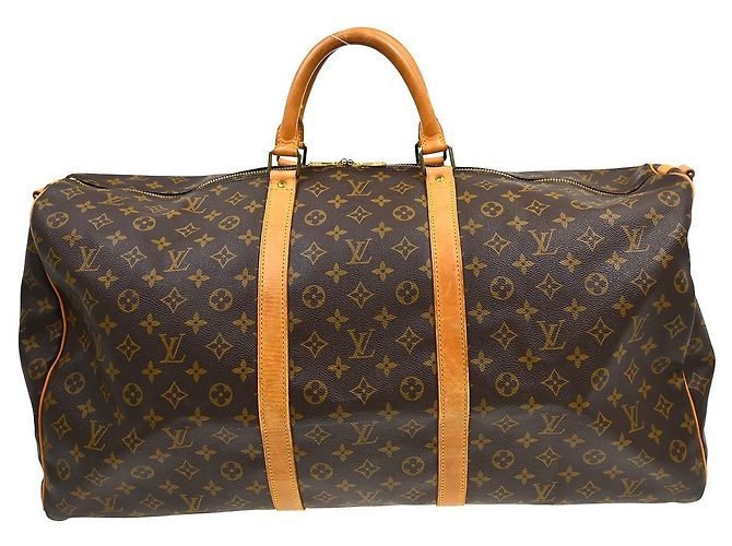 Louis Vuitton Keepall Bandoulière Monogram 60 Braun