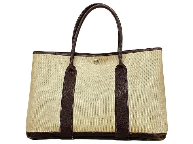Hermès Saco Tote Hermes Garden PM Marrom