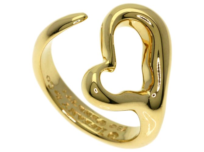 Elsa Peretti Anillo Tiffany & Co. Open Heart en oro amarillo de 18K