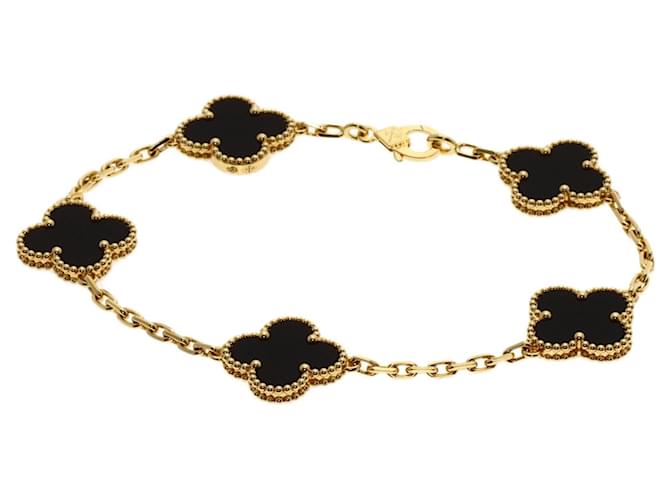 Van Cleef & Arpels Vintage Alhambra 5-Motif Charm Bracelet 