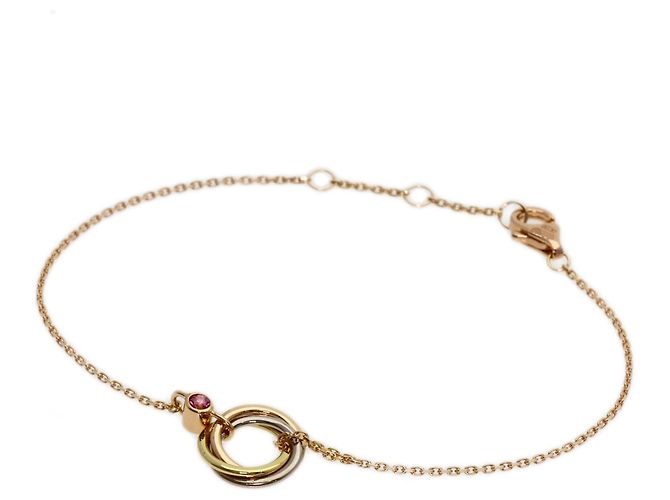 Pulseira Cartier Trinity com pingente
