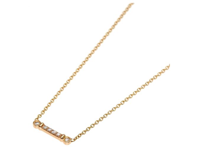 Collana Tiffany & Co. Fleur-de-lis in diamanti e oro rosa 18K