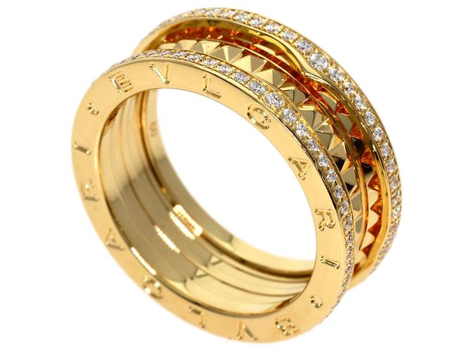 Bulgari Anillo Bvlgari B-zero1 Rock Edge Diamond de 2 bandas