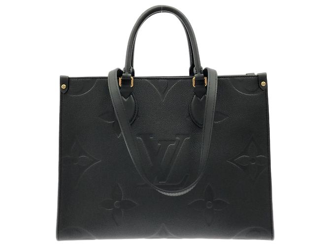 Borsa Louis Vuitton Monogram Empreinte OnTheGo MM Nero
