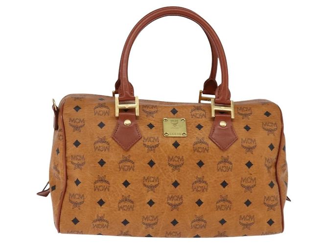 MCM Visetos logogramme Leather Marrom
