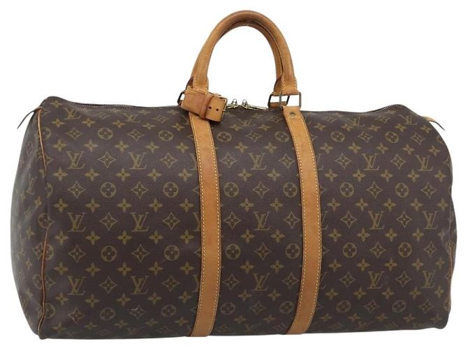 Louis Vuitton Keepall Monogram 55 Marrom