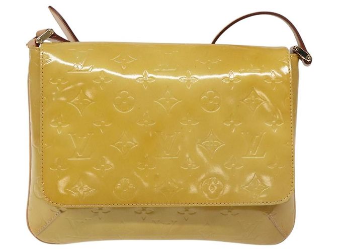 Louis Vuitton Thompson Street Monogram Vernis Medium Beige