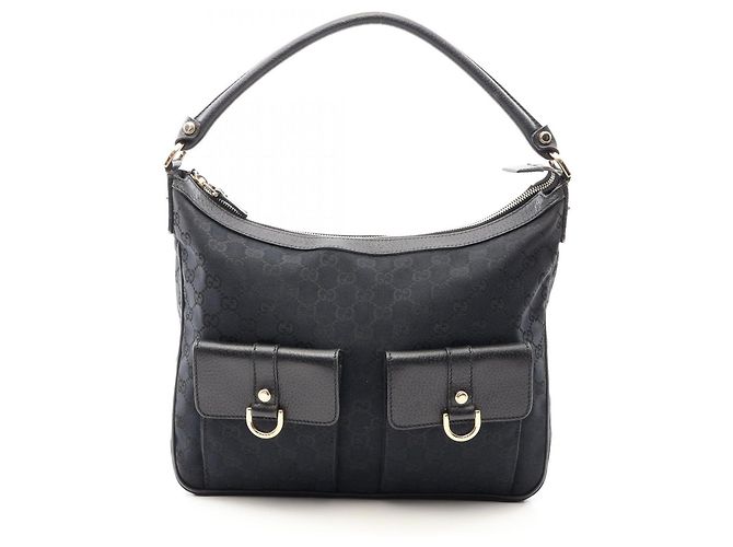 Borsa a tracolla Gucci GG Canvas Nero