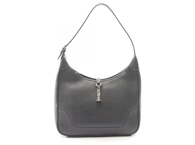 Hermès Borsa a tracolla Hermes Trim 31 Graphite Marrone 