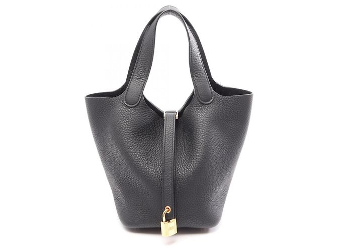 Hermès Borsa Hermes Picotin Lock PM Nero 