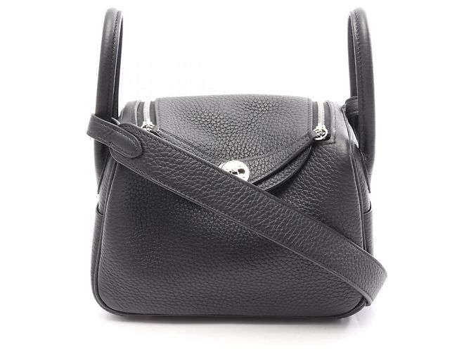 Hermès Bolsa de Ombro Hermes Lindy Mini Preto