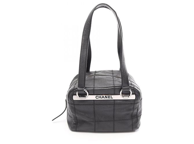 Borsa Tote Chanel Chocolate Bar Nero
