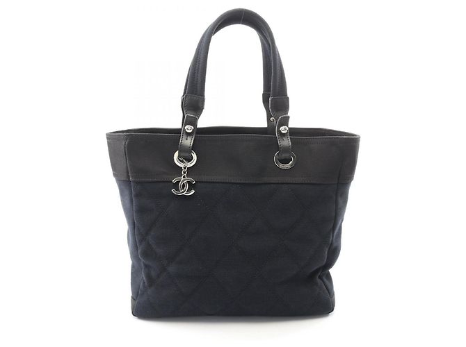 Sac Cabas Chanel Paris Biarritz MM Noir