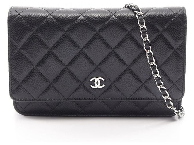 Borsa a tracolla Chanel Matelassé Nero