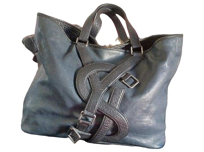 Yves Saint Laurent Sac à main Bleu Marine