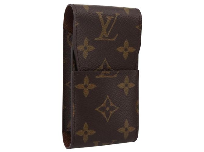 LOUIS VUITTON Monogram Etui Cigarette Case M63024 LV Auth 183509A