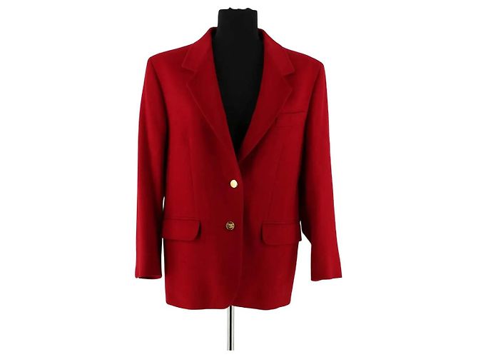 Burberry Blazer rojo Roja