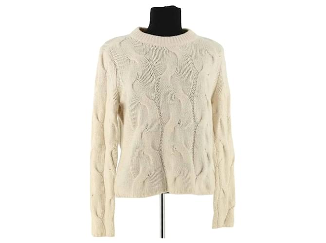 Eric Bompard Kaschmirpullover ecru Roh 