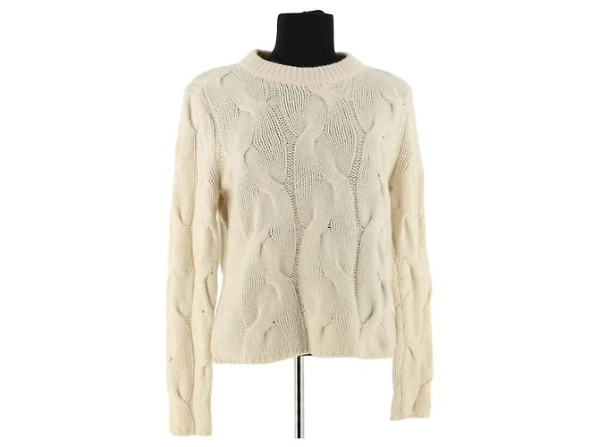 Pull Eric Bompard en cachemire écru