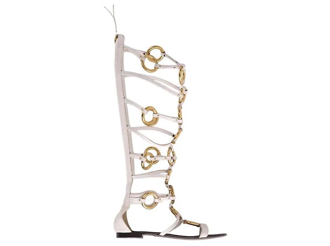 Giuseppe Zanotti White ballet flats