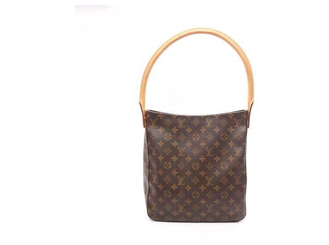 Bolsa de Ombro Louis Vuitton Looping GM Monogram Marrom Monograma
