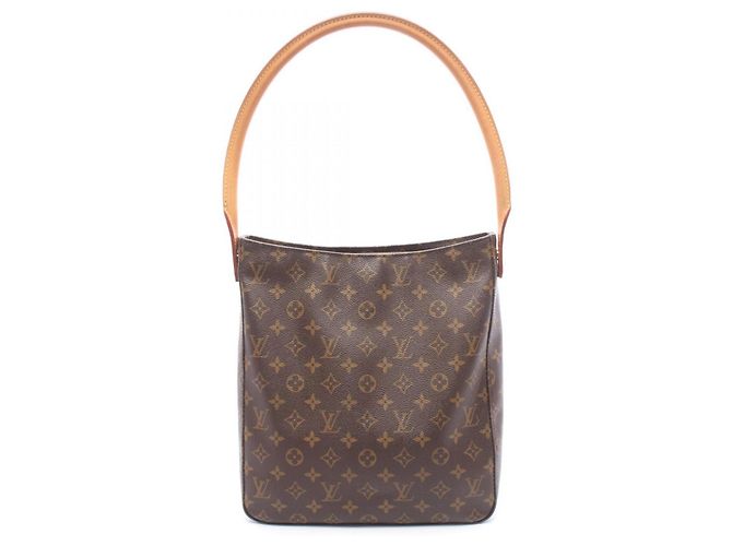 Bolsa de Ombro Louis Vuitton Looping GM Monogram Marrom