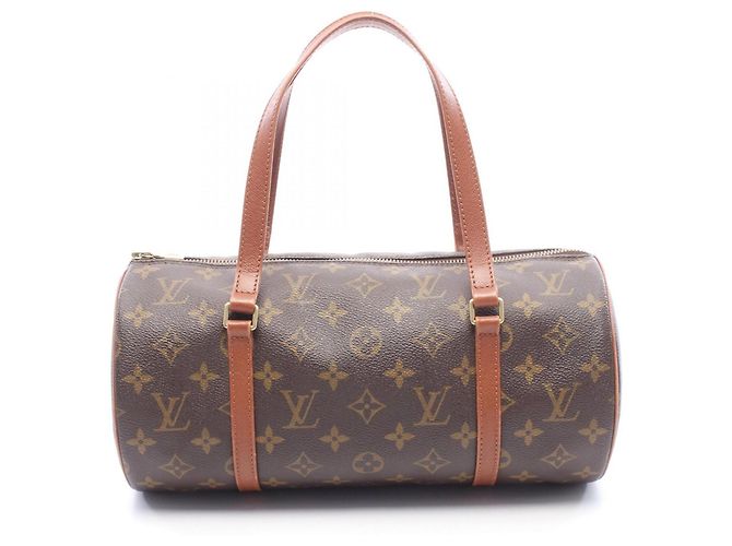 Bolso Louis Vuitton Papillon 30 Monogram Castaño Monograma