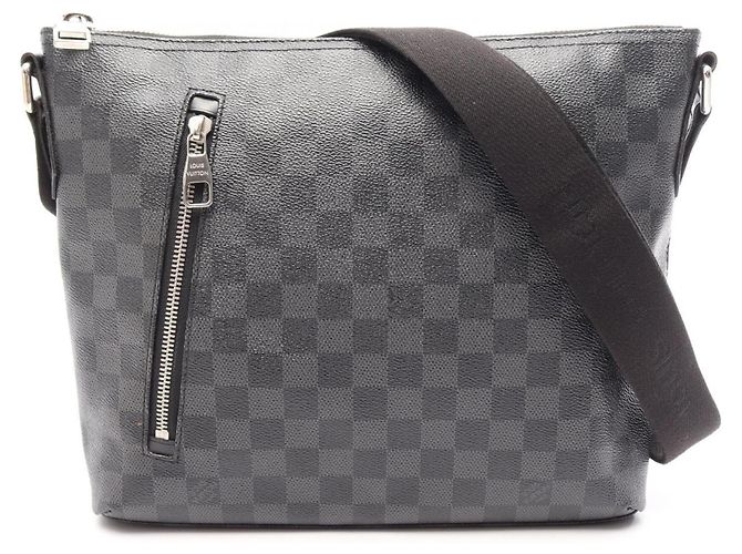 Louis Vuitton Mick PM Damier Graphite Shoulder Bag Black