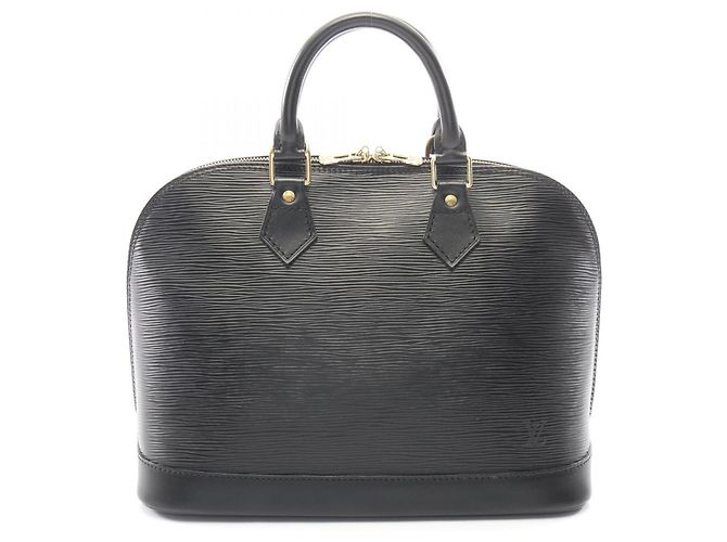 Louis Vuitton Alma Handtasche Schwarz
