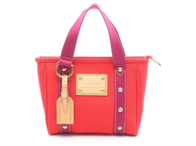 Borsa Cabas PM Antigua Louis Vuitton Rosso Porpora