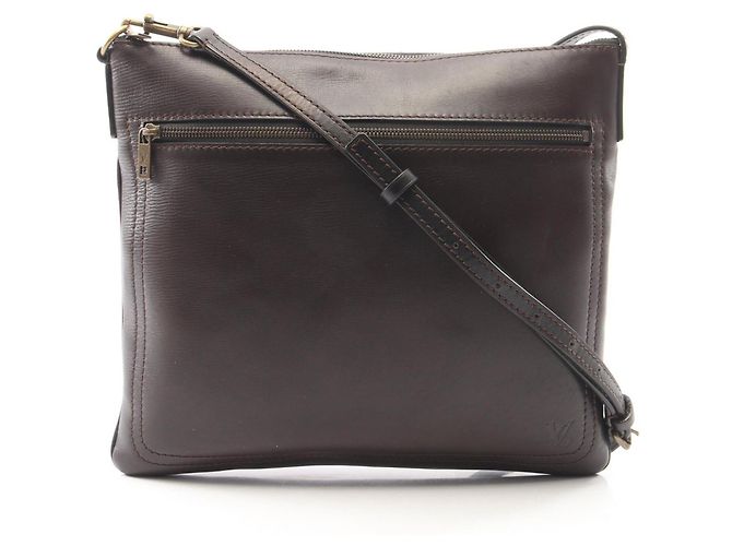 Louis Vuitton Sac Plat Utah Cafe Shoulder Bag Marron