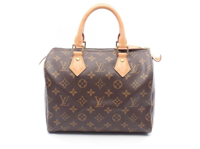 Bolso Louis Vuitton Speedy 25 Monogram Castaño