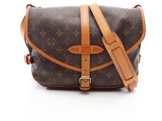 Louis Vuitton Saumur 30 Schultertasche Braun