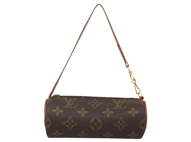 Louis Vuitton Papillon Pochette Monogram Canvas Mini Marrone