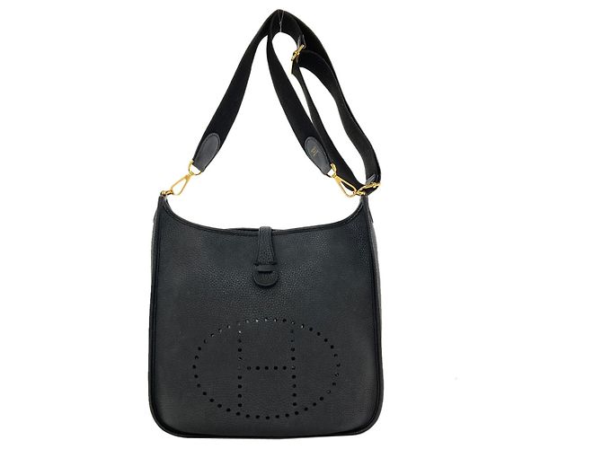 Hermès Bolsa de Ombro Hermes Evelyne 3 PM Preto