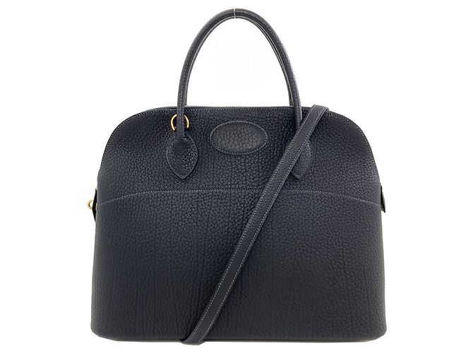 Hermès Sac à main Hermes Bolide 35 Bleu Marine