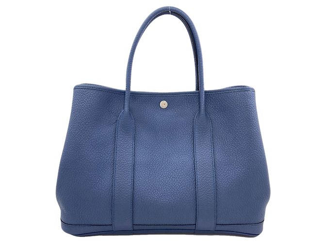 Hermès Sac cabas Hermes Garden Party Blue Agate Bleu