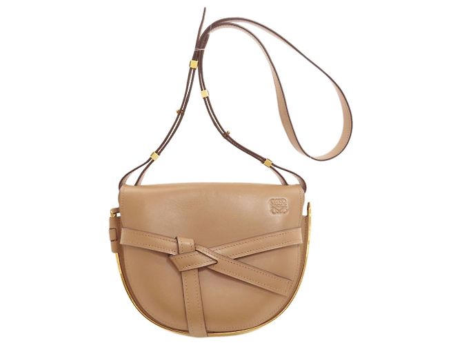 Bolsa de Ombro Loewe Gate Frame Marrom