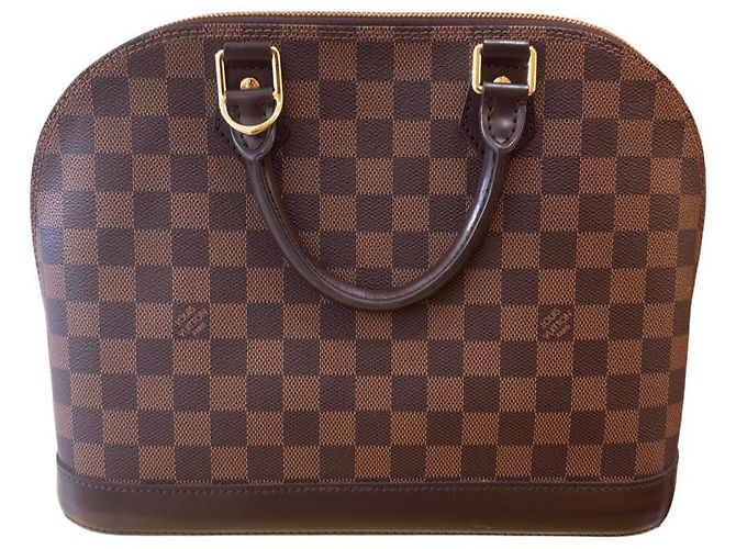Louis Vuitton Alma BNB Monogram Canvas with Leather Marrom