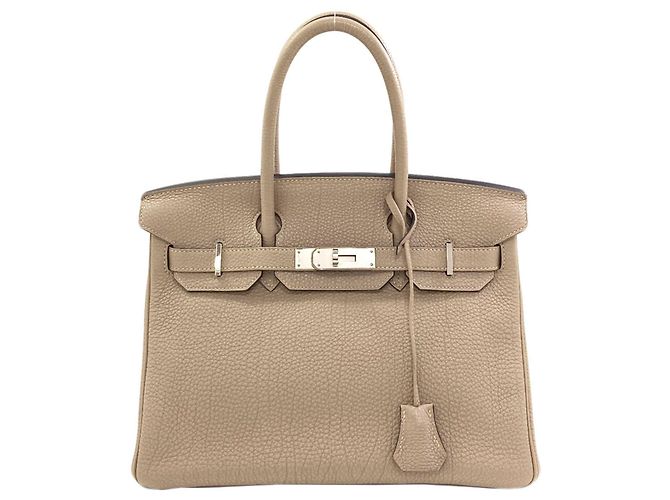 Hermès Bolsa Hermes Birkin 30 Bege