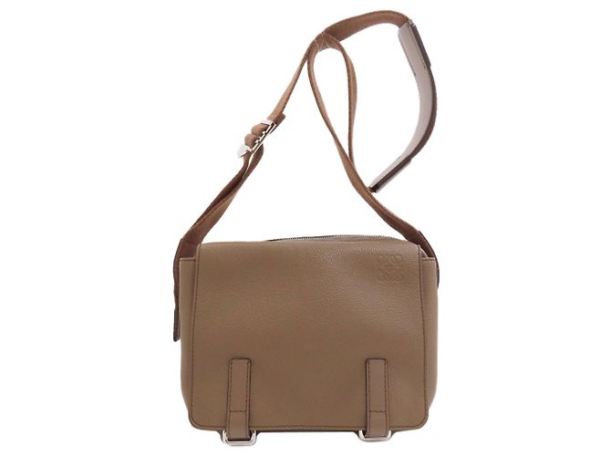 Borsa a Tracolla Military Long Shoulder Loewe Marrone