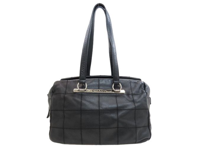 Sac cabas Chanel Chocolate Bar Noir