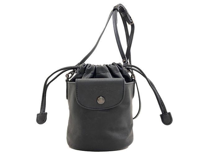 Borsa a tracolla Longchamp Logo Nero 
