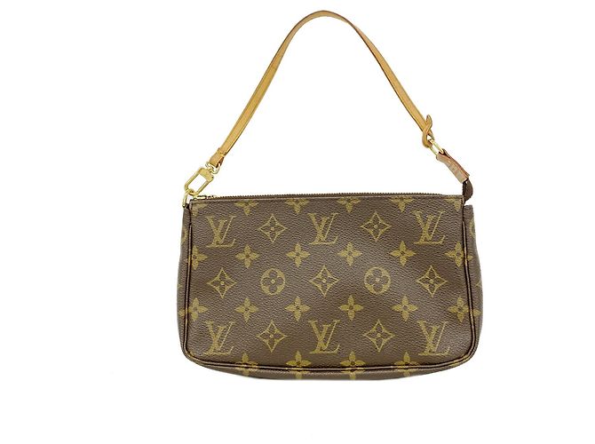 Louis Vuitton Monogram Pochette Accessoires M51980 Tasche Braun