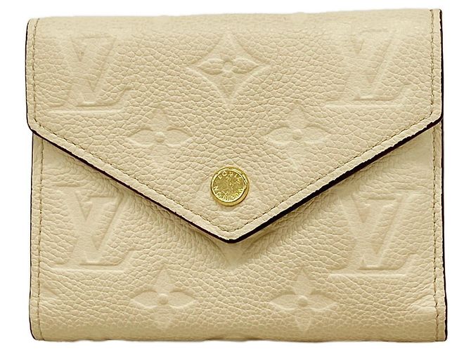 Louis Vuitton Tri-fold Wallet in Cream