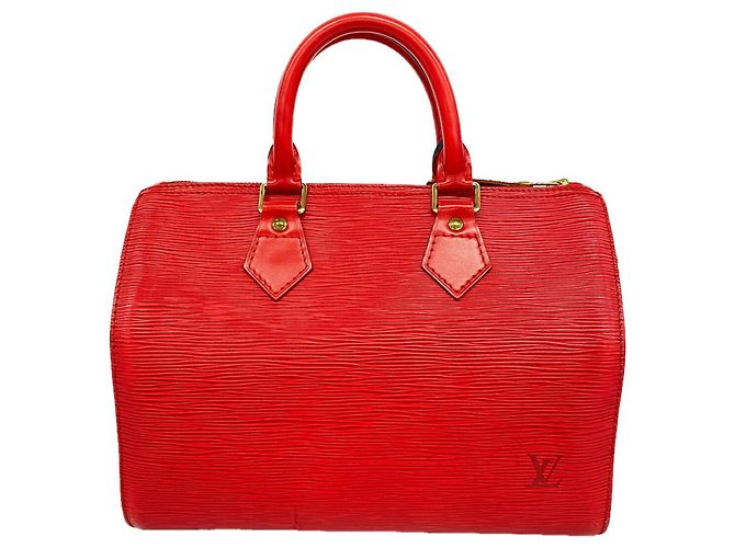 Borsa Louis Vuitton Epi Speedy 25 Rosso